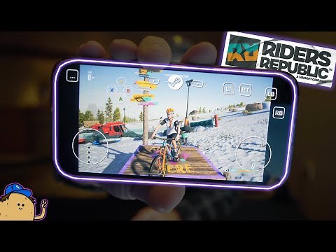 Playing Riders Republic on Mobile!
