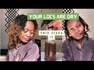 How I Moisturize My Microlocs for soft, Hydrated Locs(No Buildup)