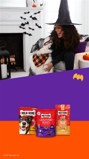 Get your dog in the Howl-o-ween spirit with Milk-Bone snacks in fun textures and flavors. | Petco