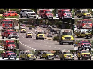 *MAJOR BRUSH FIRE RESPONSE* VCFD and LACoFD Brush fire response