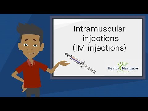 Intramuscular injections (IM injections)
