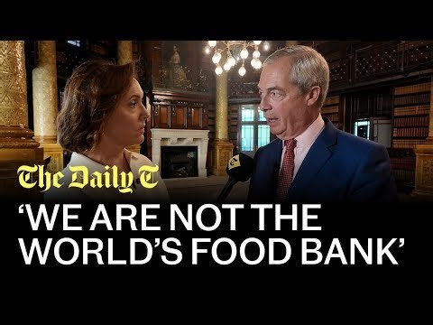 Nigel Farage on plans for mass deportations and scrapping indefinite leave to remain | The Daily T