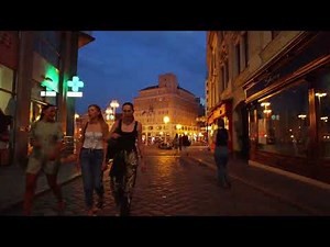 Croatia Nightlife 4K Walking Tour | 4K Zagreb Nightlife