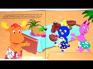 THE BACKYARDIGANS "WE LOVE A BEACH PARTY" - Read Aloud Storybook for kids, children
