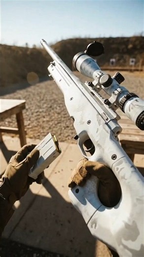 POV: Arctic Sniper Rifle Shot Through the Scope #pov #shorts