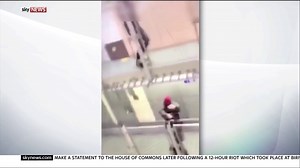 Moment prisoners take control of HMP Birmingham during riot