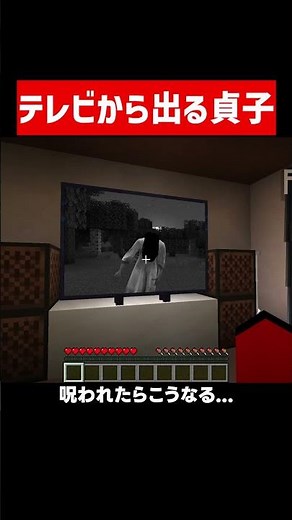 The relentless ghost crawling out of the TV... #Minecraft #Minecraft