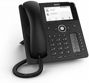 Snom D785 IP Telefon, SIP Tischtelefon Farbe + SmartScreen, 12 SIP-Identitäten, Sensorhakenschalter, Bluetooth, USB, 48 selbstbeschriftende Schlüssel (12 physische), Schwarz, 00004349