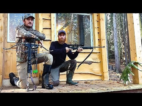 6-DAYS SURVIVING Small Cabin in the WOODS! - The Wilderness Living Challenge - COMPLETE SEASON 6