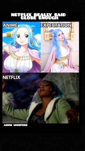 Netflix really looked at the anime and said “yeah… we’ll improvise” 💀📉
