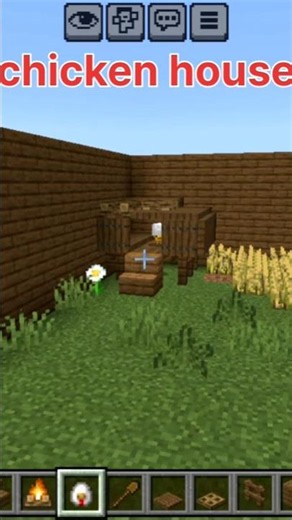 #chicken house buld minecraft #subscribe my short video 📸