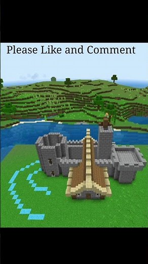 How To Build a Small Castle Survival Base (Tutorial) in Minecraft.