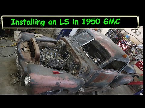 Installing an LS in a 50 GMC that with and S10 subframe.