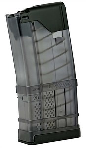 Lancer 999000232002 L5AWM  223 Rem,300 Blackout,5.56x45mm NATO AR-15 20rd Smoke Polymer Detachable