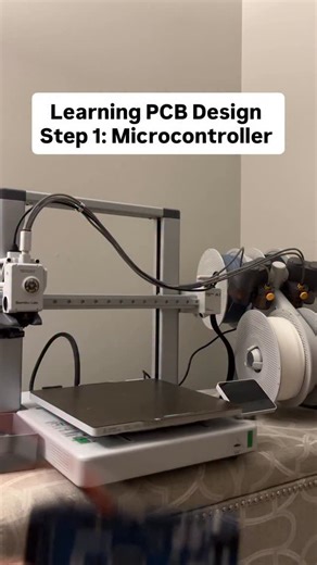 Kevin Jeffries | Engineer on Instagram: "We’re going through a tutorial to build our first PCB so we’re ready to make one for ourselves! This focuses on the microcontroller and how to set it up. We’re following Phil’s Lab so check him out! @philslabyt"