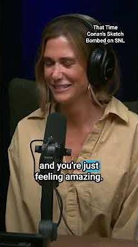 The time Conan's sketch bombed on SNL. #conan #conaf #podcast