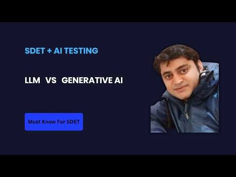 LLM vs Generative AI