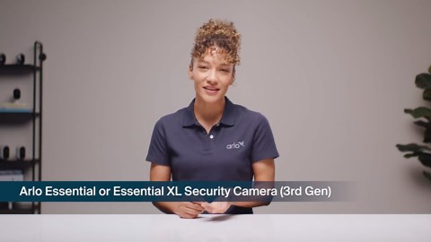 Arlo Essential Security Camera (3rd Gen - 2025 Release) 3 Cam + 3 Solar Panels + 6 Months of Secure Plus Plan - 2K, Person Recognition, Package Detection, Animated Preview, Dual-Band WiFi, White