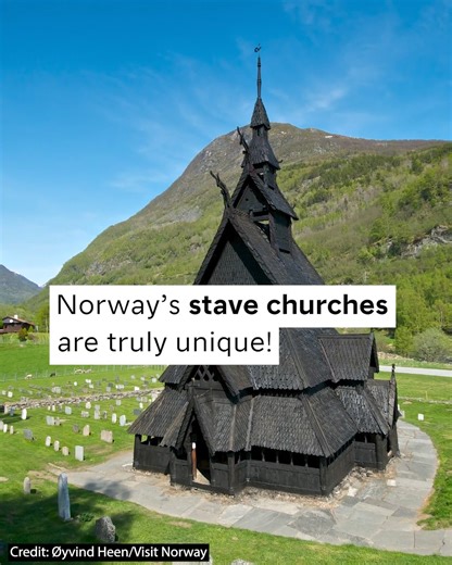 The Norwegian stave churches are the oldest preserved wooden churches in Christianity. | Visit Norway