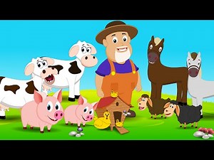 Old Macdonald Had A Farm | Nursery Rhymes For Children | Little Kids TV
