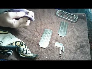 Shaving with a 100 year old antique rolls razor.