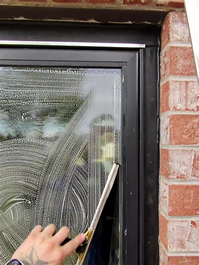 Got to love it when the window is sticky and the squeegee doesnt hlide like its suppose to. Window washing in Colorado. #ckwindowsandmore #windowcleaning #windowwashing #oddlysatisfying #satisfyingcleaning @Chris