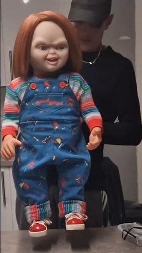 Animatronic🦿Walking Chucky Doll TEST! #childplay #animatronics #chucky #robot #movieset #shorts