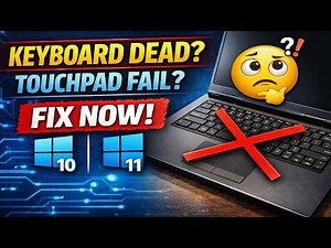 Keyboard & Touchpad Not Working? Windows 10/11 Fix! 2026