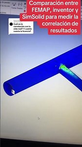 Comparación entre FEMAP, inventor y SimSolid para correlación de resultados