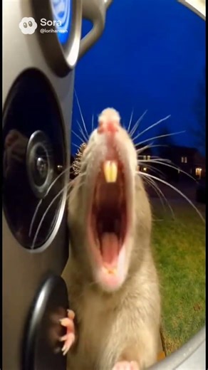 Funny Rat Screaming 😱 #funnyfeed #funnyfails #funnyviral #funnyvideosclips #fypyoutube #ringcamera