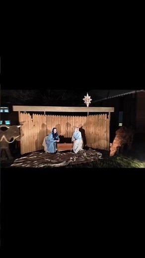 Greatest live Nativity scene turned out wonderful at Hollins Road Baptist Church Roanoke, Virginia.