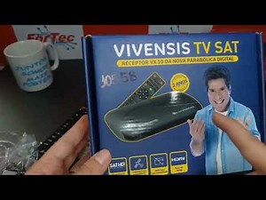 Receptor de satélite Vivensis VX10 analise de pontos positivos e negativos saiba como fazer ativação
