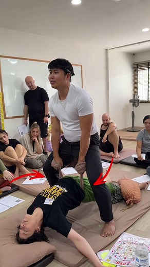 Cloth-Assisted Thai Massage Techniques for Energy Saving