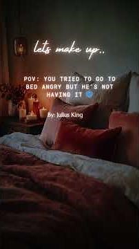 POV: "Don't Go To Bed Mad" - Conflict Resolution | Boyfriend Roleplay ASMR