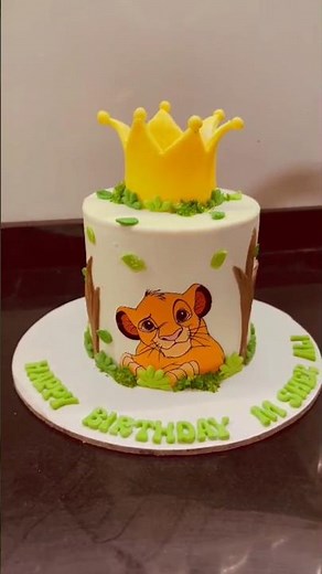 Epic Lion King Theme Cake 🦁👑 | Disney-Inspired Cake Design!