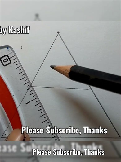 triangle drawing easy #triangle #triangledrawing #3dart