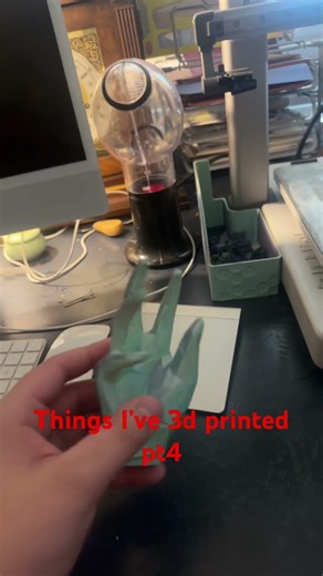 Things I’ve 3-D printed part four #3d #3dprinterupgrade #3dprinting #thingiverse #colorfabb ￼ #fiber