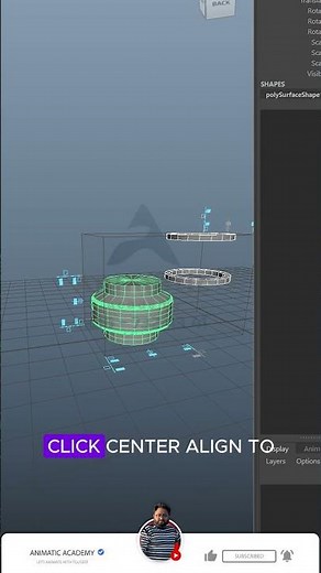 Stop Manually Centering Meshes! Use This Maya Align Tool 🔥