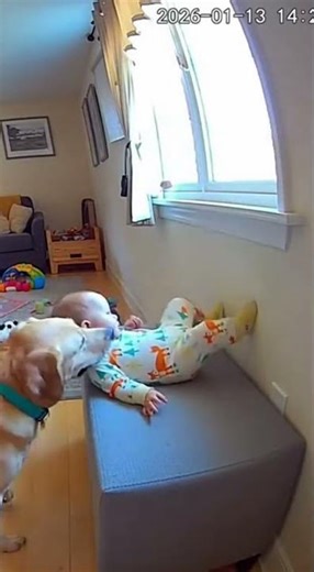 Hero Dog Pulls Baby From Open Window