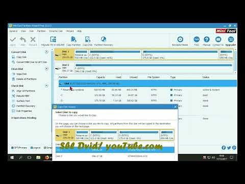 Cloner son disque dur ou partition avec MiniTool Partition Wizard free 10.2