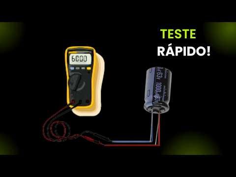 Como Testar Capacitores com Multímetro Digital (PASSO A PASSO SIMPLES E RÁPIDO)