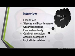 In-depth Qualitative Interview - for phenomenological research