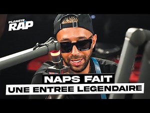 L'ENTRÉE LÉGENDAIRE DE NAPS DANS LE STUDIO #PlanèteRap !