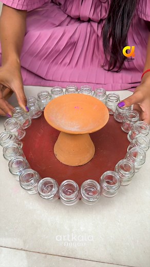 1M views · 7.7K reactions | Beautiful candle decor idea for cozy corner!! #Christmas | Artkala4u | Facebook