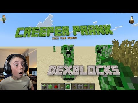 Minecraft | How to (Creeper prank to trick your friends)