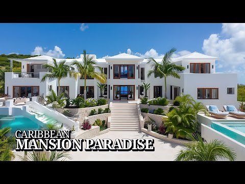 Inside a Caribbean Mansion Paradise | Aurora Anguilla in Luxury White Estate