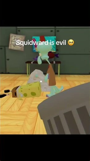Squidward is evil…