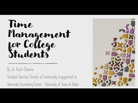 Time Management for College Students