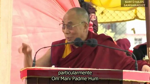 MANTRA - OM MANI PADME HUM Dalai Lama explica o significado do mantra da compaixão ilimitada Legendas - Samsara Exit - José Garcia | Budismo Engajado
