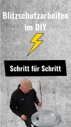 ⚡ Lightning protection work explained simply – step by step! #craftsmanship #diy #housebuilding #...